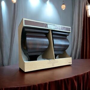 Curtain Cornice Brackets - Dark Brown Decorative Drapery Hardware